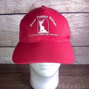 Vintage Unisex Ultra Club St.Francis Village Red Trucker Hat